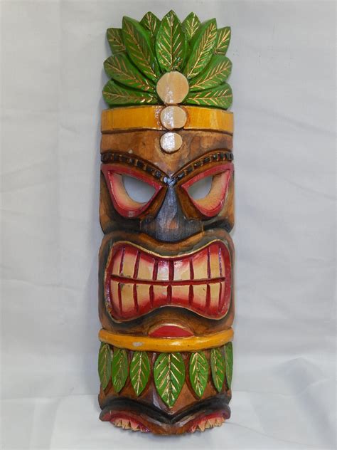 tiki mask hawaii|hawaiian tiki faces.